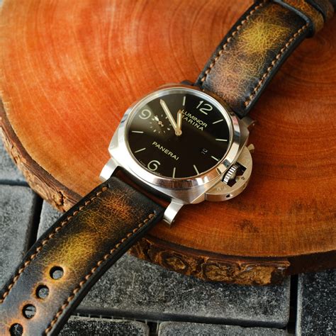 panerai pocket watch leather|aftermarket Panerai watch straps.